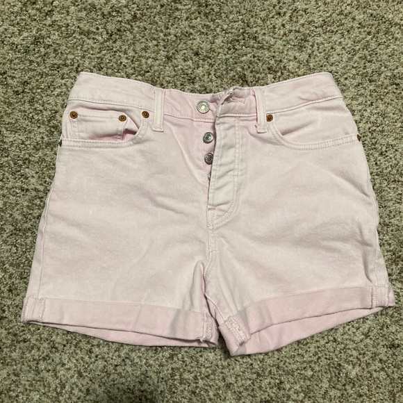 Levi's Women's Wedgie Shorts Pink - Picture 1 of 3